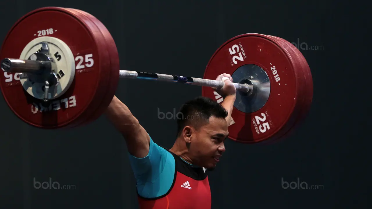 Test Event Asian Games 2018, Angkat Besi, Bola.com, Eko Yuli Irawan