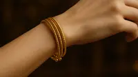 Gelang Lilit Emas 24 Karat (created by AI)