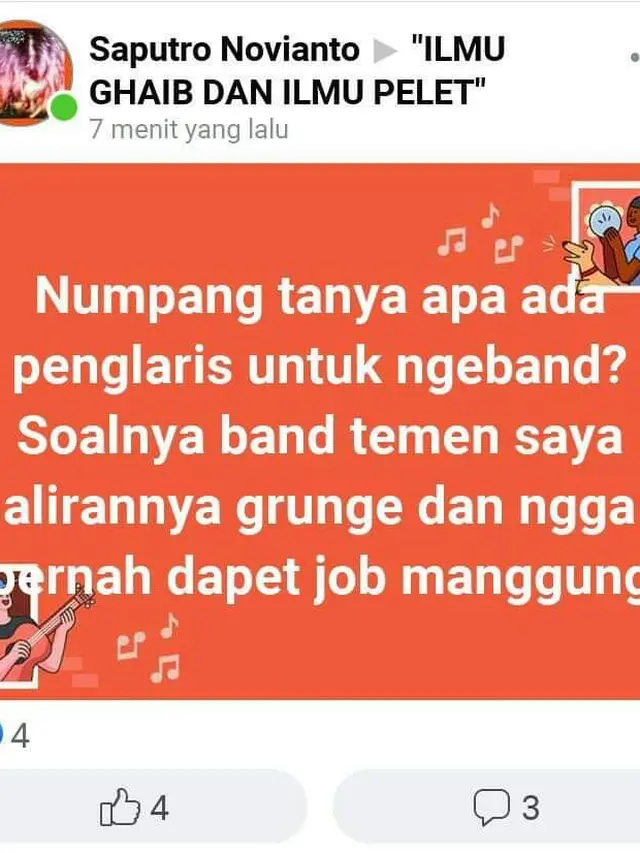 Pertanyaan nyeleneh ala warga facebook