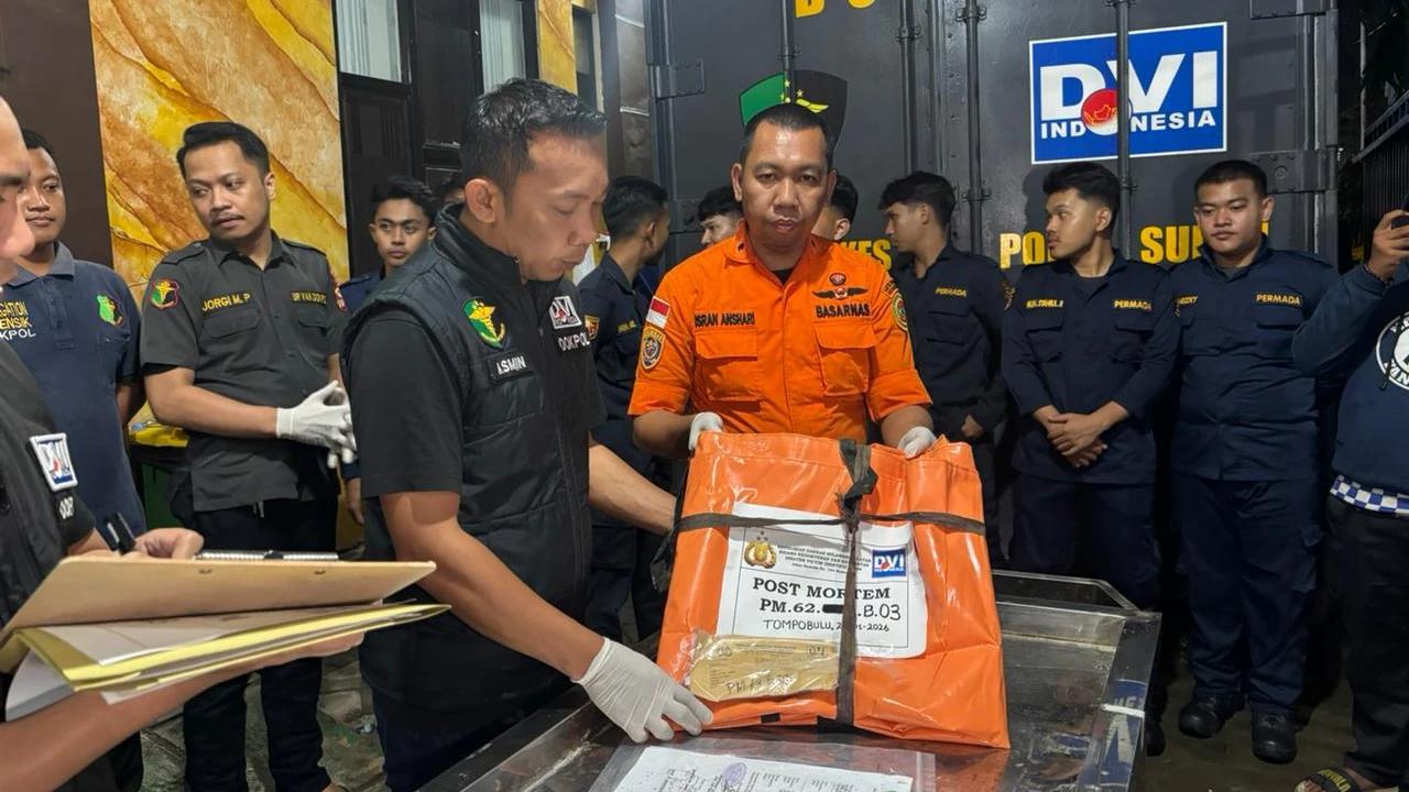 Tim DVI Masih Selidiki, Jenis Kelamin Tubuh Korban Ketiga ATR 42-500 Belum Teridentifikasi
