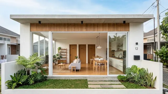 7 Desain Rumah 3 Kamar Tanpa Sekat untuk Lahan Terbatas, Solusi Cerdas Keluarga Modern