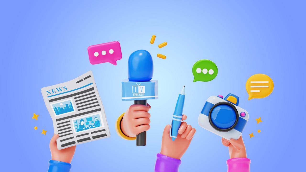 Ilustrasi press, pers, media massa