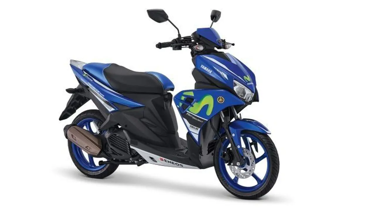 Aerox 125LC Kenakan "Baju Balap" Movistar Yamaha MotoGP