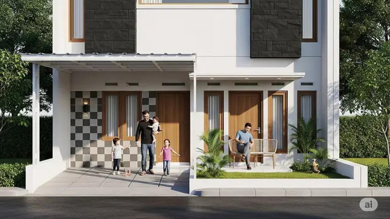 10 Inspirasi Desain Rumah Sederhana Tipe 36, Nyaman dan Fungsional untuk Keluarga Kecil Bahagia