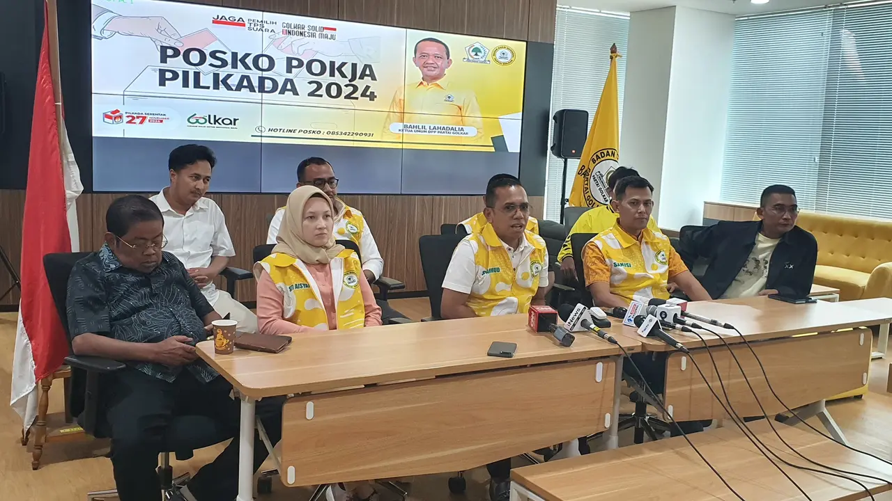 DPP Partai Golkar melaporkan hasil sementara dari pelaksanaan Pilkada serentak 2024.