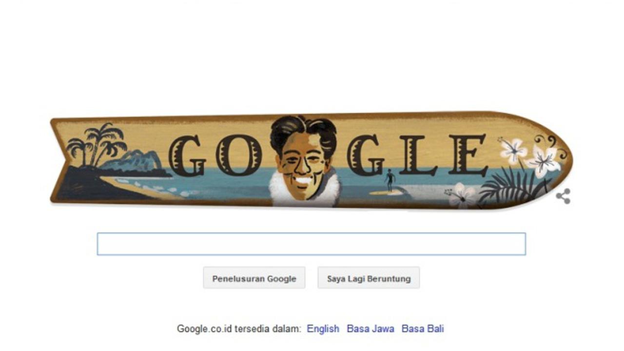 Google Doodle Edisi Kahanamoku