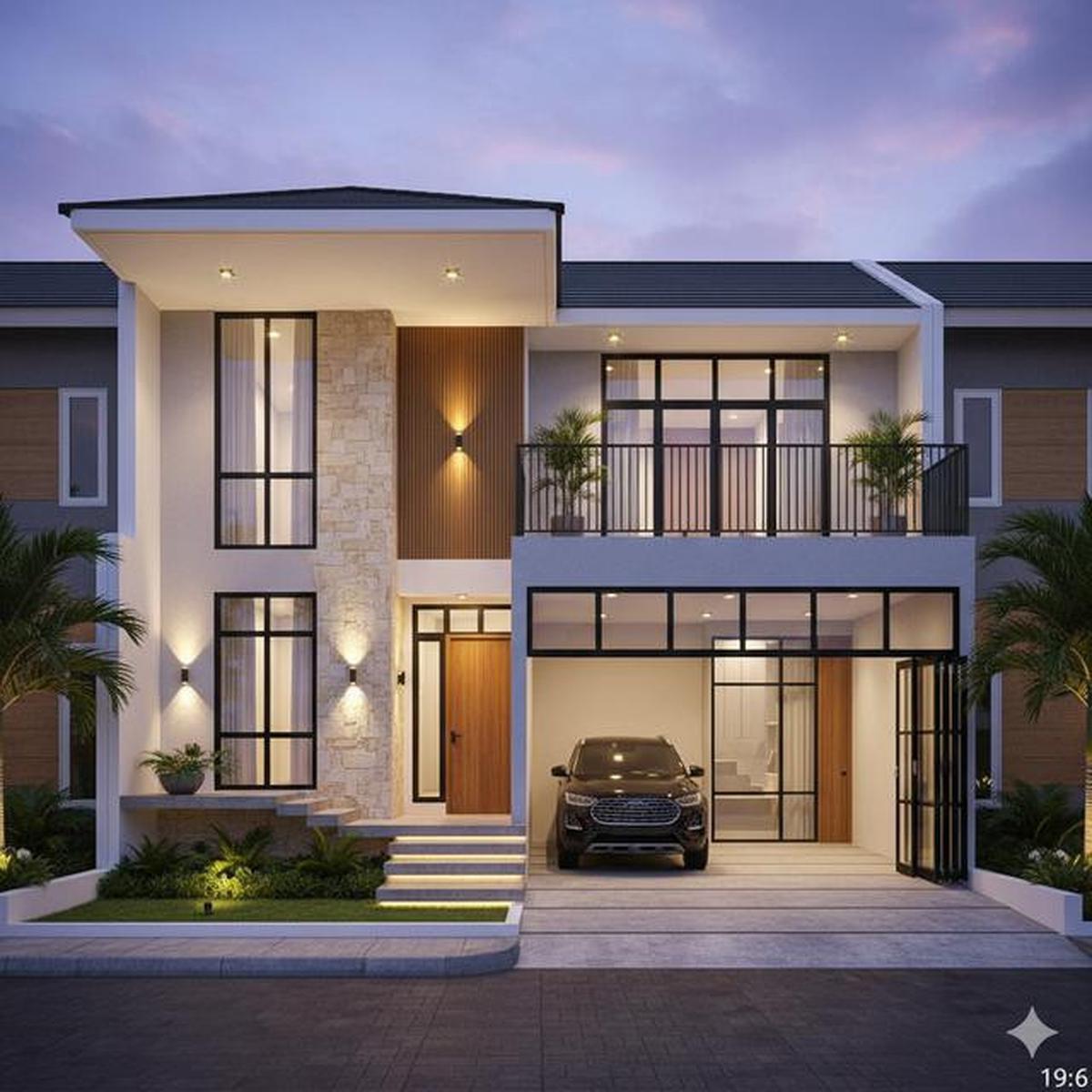 7 Gambar Rumah Minimalis Modern Kekinian dengan Garasi Mobil, Inspirasi Hunian Fungsional dan Elegan