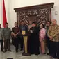 Konferensi pers perayaan Natal bersama Pemprov DKI. (Liputan6.com/Yunizafira Putri Arifin Widjaja)