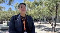 Tanin Andre, perwakilan Lykke Studio, di sela-sela ajang WWDC 2025 di Apple Park, Cupertino. (Liputan6.com/ Yuslianson)