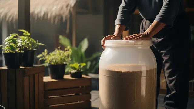 Cara Menyimpan Pakan Fermentasi agar Awet hingga 30 Hari/AI Generated
