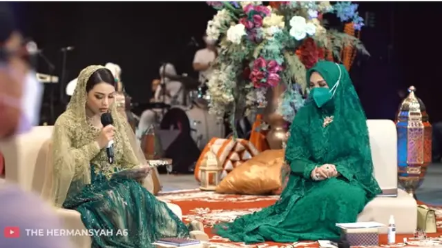 6 Momen Pengajian Aurel Hermansyah Jelang Pernikahan, Penuh Haru