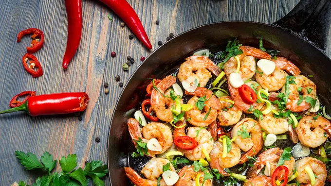 tumis udang