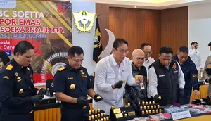 Bea Cukai Bongkar Rute Penyelundupan Emas Rp 63 M