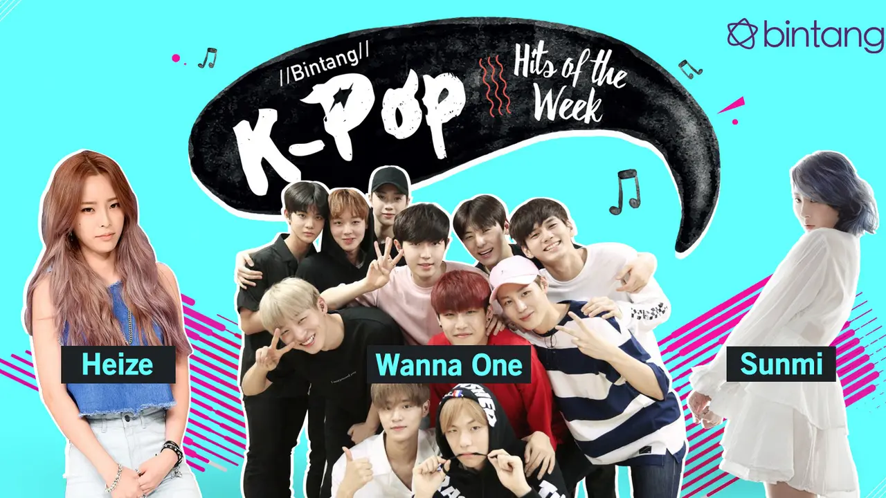 [Bintang] Bintang K-Pop Hits of the Week: Sunmi, Wanna One, Heize 