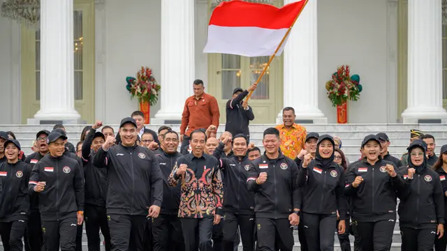 Presiden Jokowi Lepas Kontingen Indonesia untuk Olimpiade Paris 2024