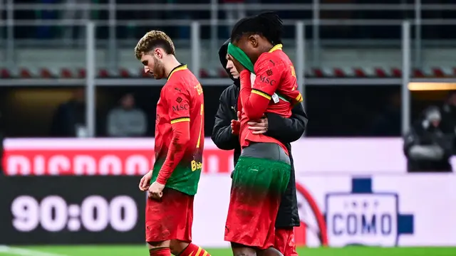 Foto: Tangis Rafael Leao Pecah, AC Milan Kalah Menyakitkan dari Lazio di Liga Italia
