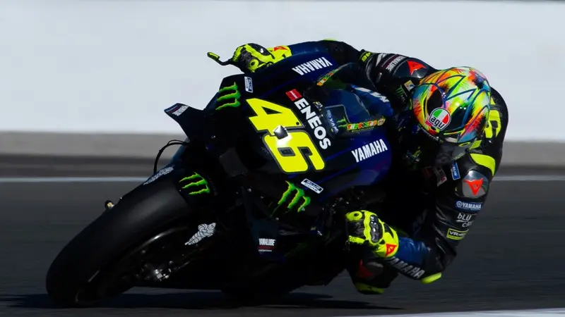 Pembalap Monster Energy Yamaha, Valentino Rossi.