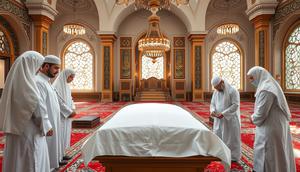 apa hukum mengurus jenazah ©Ilustrasi dibuat AI