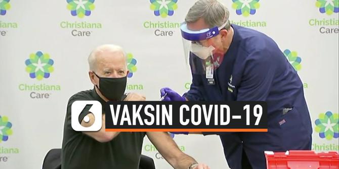 VIDEO: Joe Biden Terima Dosis Ke-2 dari Vaksin Covid-19
