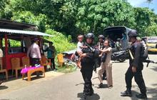 Pengawalan Polisi Halmahera Tengah Intensifkan Keamanan Pasca-Bentrokan Warga