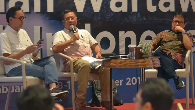 Direktur Eksekutif Departemen Kebijakan Ekonomi dan Moneter Bank Indonesia, Endy Dwi Tjahjono, dalam acara  capacity building bagi wartawan ekonomi di Labuan Bajo, Senin (9/12/2019).