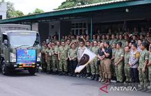 Pamor Persada Kirim 10 Truk Bantuan Sosial ke Sumatera, Wujud Pengabdian Lintas Matra TNI-Polri