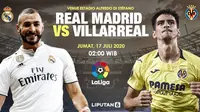 Banner prediksi Real Madrid vs Villareal. (Triyasni)