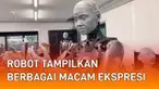 Sebuah robot yang bisa menampilkan berbagai macam ekspresi menarik perhatian.