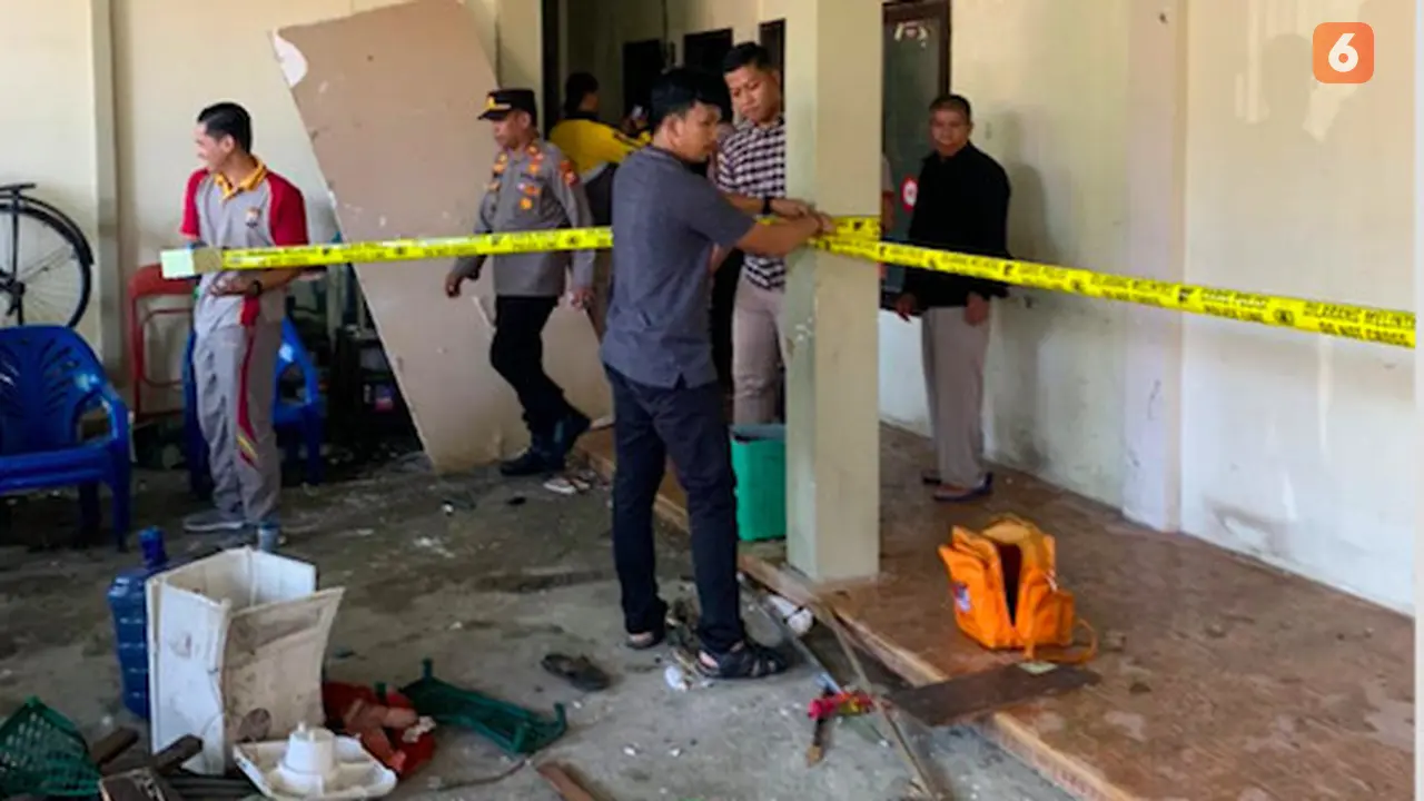 Ledakan hebat di Indekos di Kabupaten Wajo Sulsel (Liputan6.com/Istimewa)