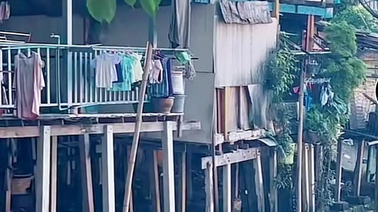 Ilustrasi rumah kumuh