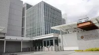 Eksterior kompleks bangunan baru Kedutaan Besar Amerika Serikat di Jakarta (Liputan6.com/Kedubes AS)