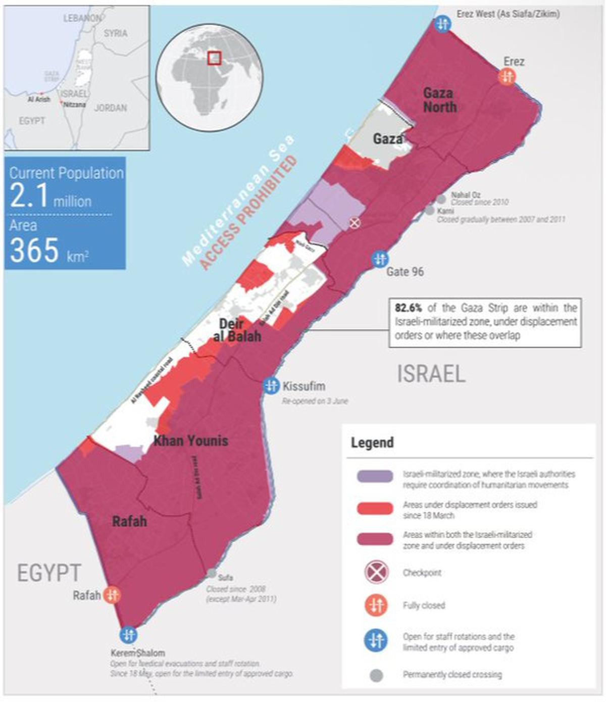 PBB: Hampir 100 Persen Wilayah Gaza Dikendalikan Militer Israel, Tak Bisa Diakses Warga Palestina