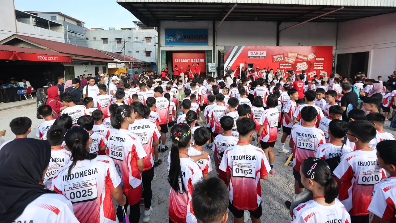 Suasana Audisi Umum PB Djarum 2026 di Pekanbaru