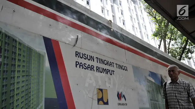Proyek Rusun Pasar Rumput Dihentikan Sementara