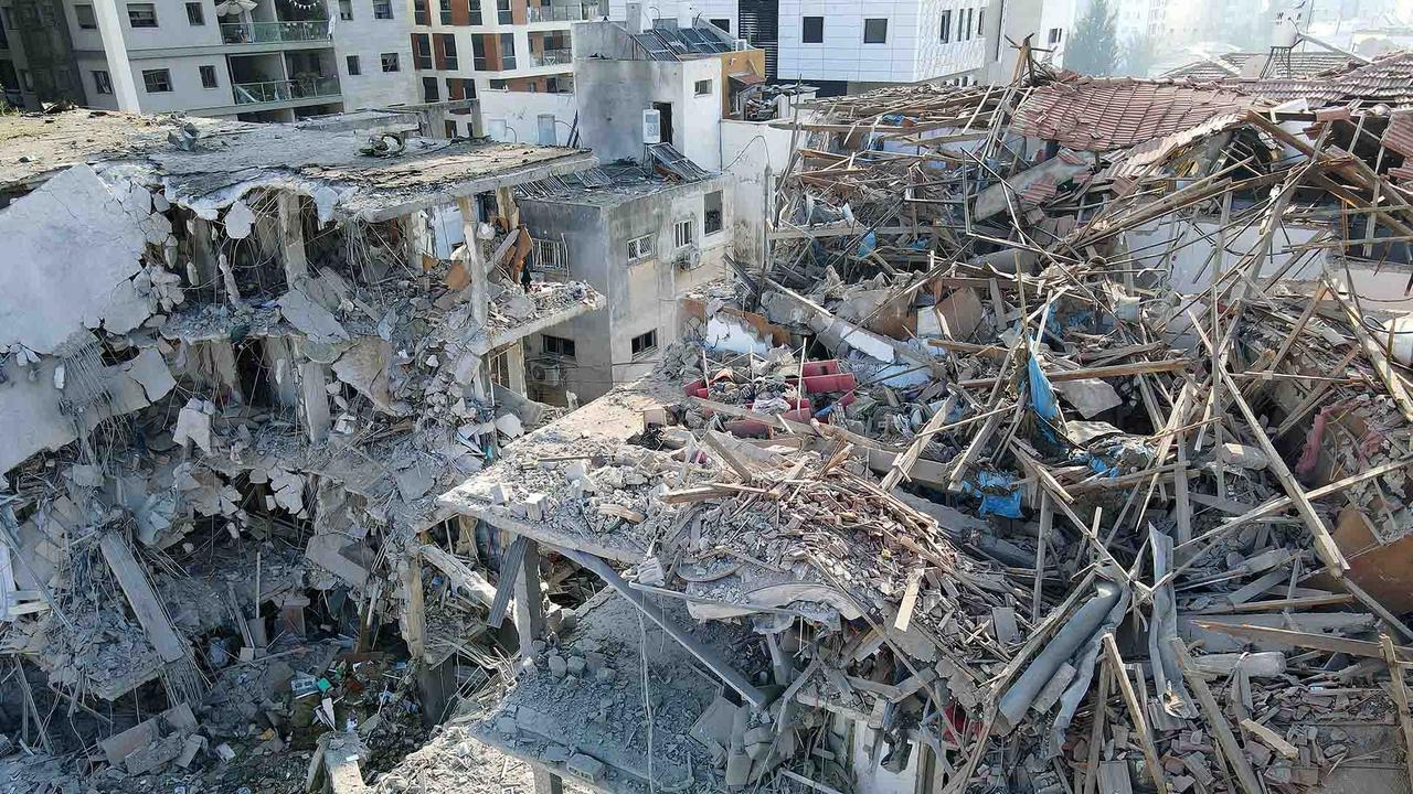 FOTO: Seperti di Kota Gaza, Begini Kondisi di Kota Rahmat Gan Israel Yang Hancur Lebur Dirudal Iran
