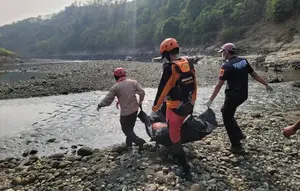 Detik-Detik Santri Tewas Terseret Arus Sungai Citarum