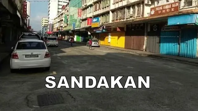 Potret Sabah, Malaysia yang berubah menjadi kota hantu setelah penerapan kebijakan lockdown