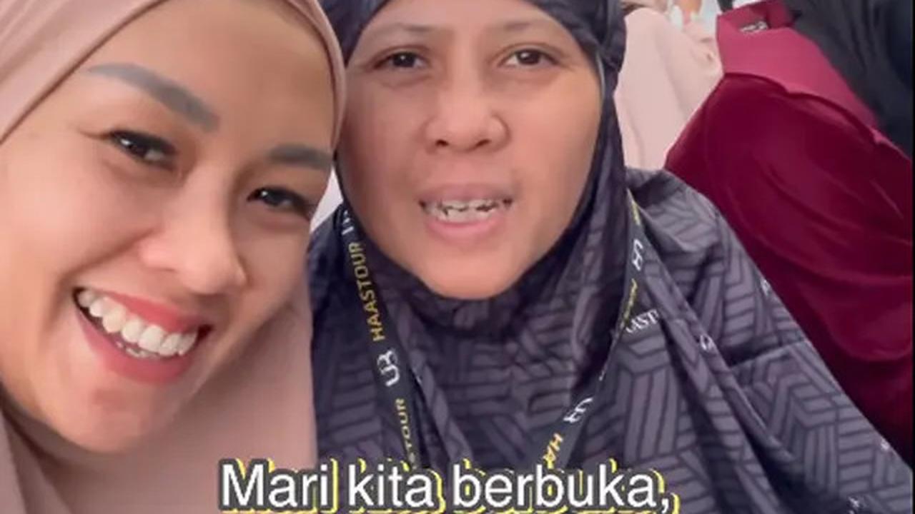 6 Potret Melanie Putria Buka Puasa di Masjid Nabawi, Suasana Syahdu Bikin Rindu