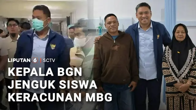 Kepala BGN Besuk Siswa Keracunan MBG