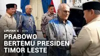 Presiden Prabowo Subianto menerima kunjungan Presiden Timor-Leste Jose Ramos-Horta serta 20 penerima nobel (laureate) di Istana Kepresidenan.