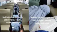 Viral Rombongan Murid SD Salat Berjamaah di Gerbong Kereta, Warganet: Terharu dan Merinding Campur Aduk (Tangkapan Layar TikTok/ninininanana88)