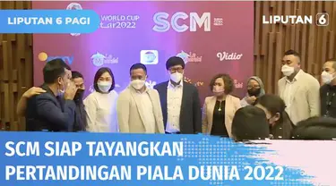 SCM Group yang menjadi official broadcasting FIFA World Cup Qatar 2022 siap menyambut perhelatan akbar sepakbola tingkat dunia. Secara eksklusif, pertandingan Piala Dunia yang mulai digelar 21 November-18 Desember dapat disaksikan secara live di selu...