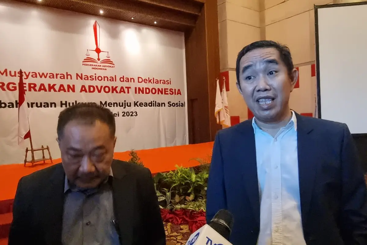 Sekretaris Jenderal (Sekjen) Pergerakan Advokat Indonesia, Eko Prastowo (kanan) (Istimewa)