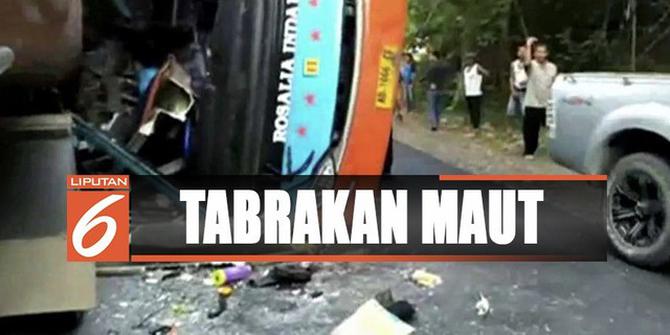 Begini Kronologi Kecelakan Bus Maut di Lampung yang Tewaskan 9 Penumpang