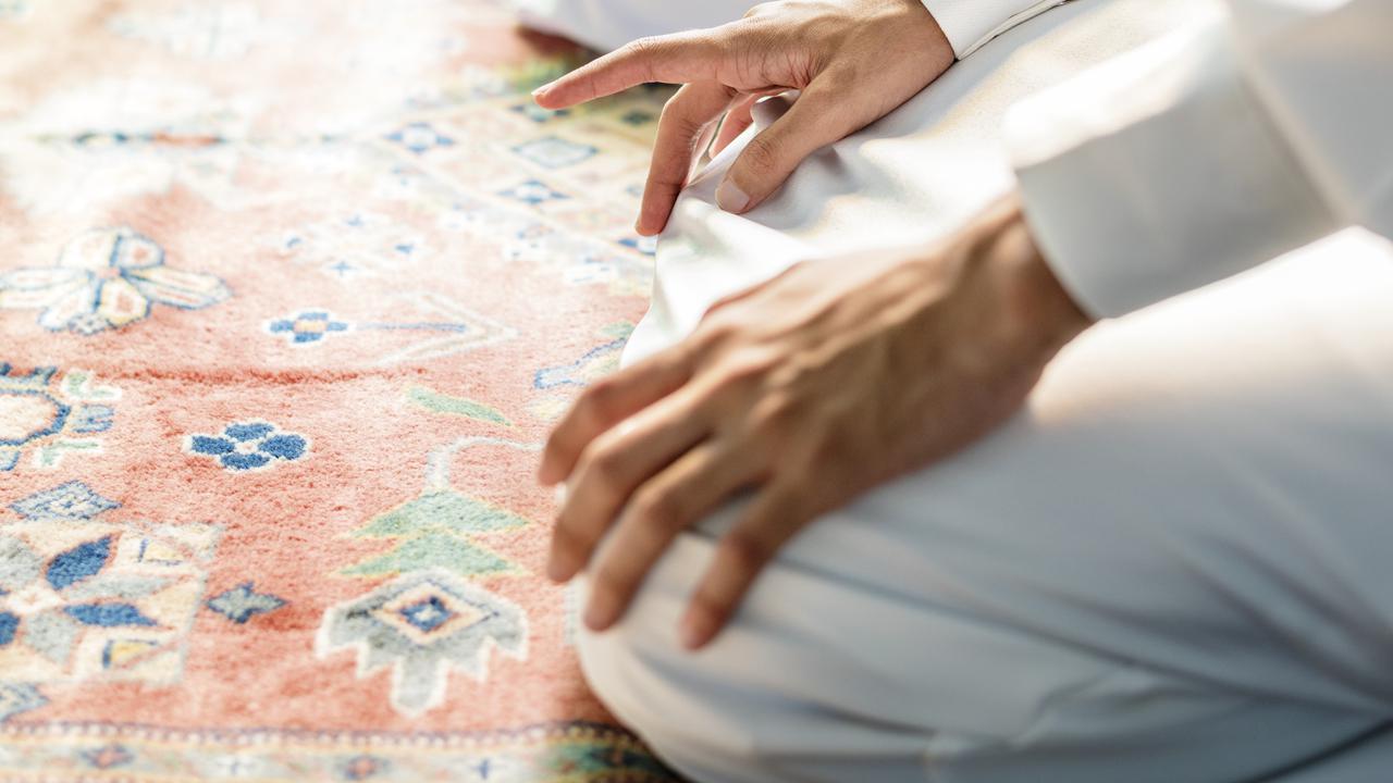 Ilustrasi Sholat Idul Fitri.