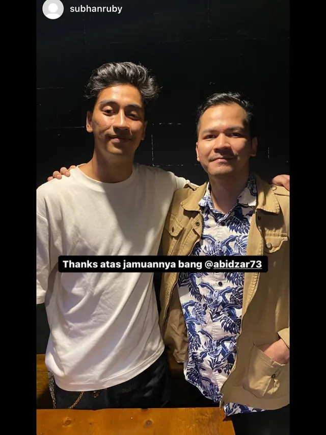 Subhan Ruby Hamsyah minta maaf kepada keluarga ustaz Jefri Al Buchori dan Dali Wassink. (Foto: Dok. Instagram @abidzar73)