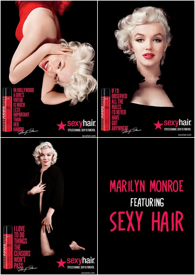 marilyn monroe sexy hair