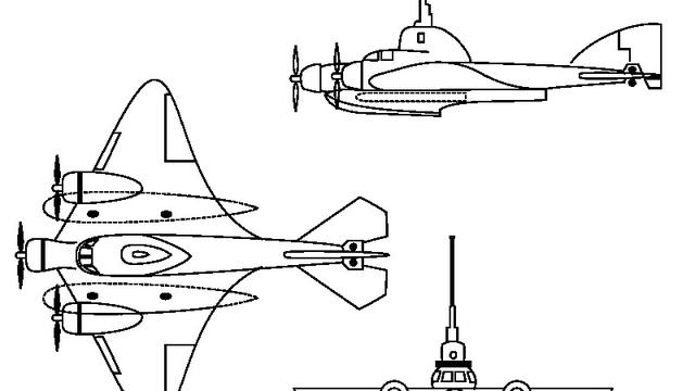 Kapal selam terbang rancangan Boris Ushakov