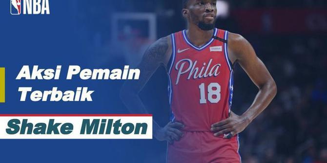 VIDEO: Bintang Philadelphia 76ers, Shake Milton Jadi Pemain Terbaik NBA 15 Januari 2021