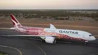 Penerbangan Bersejarah Non-Stop Australia ke Inggris Mendarat di London (Qantas Airlines)